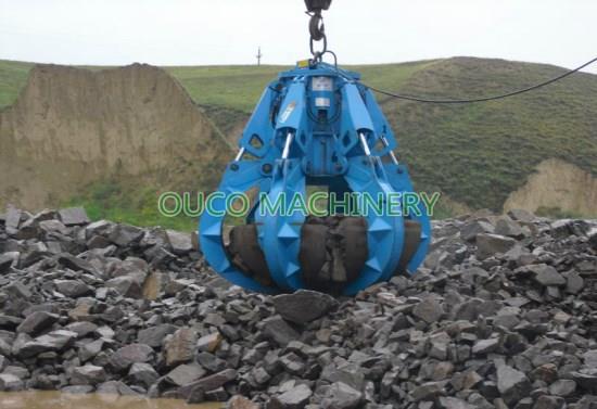 Electric Hydraulic Orange Peel Grab