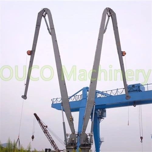 Grua de pluma de pedestal marítima Grua de pluma plegable 1t30m 2t15m